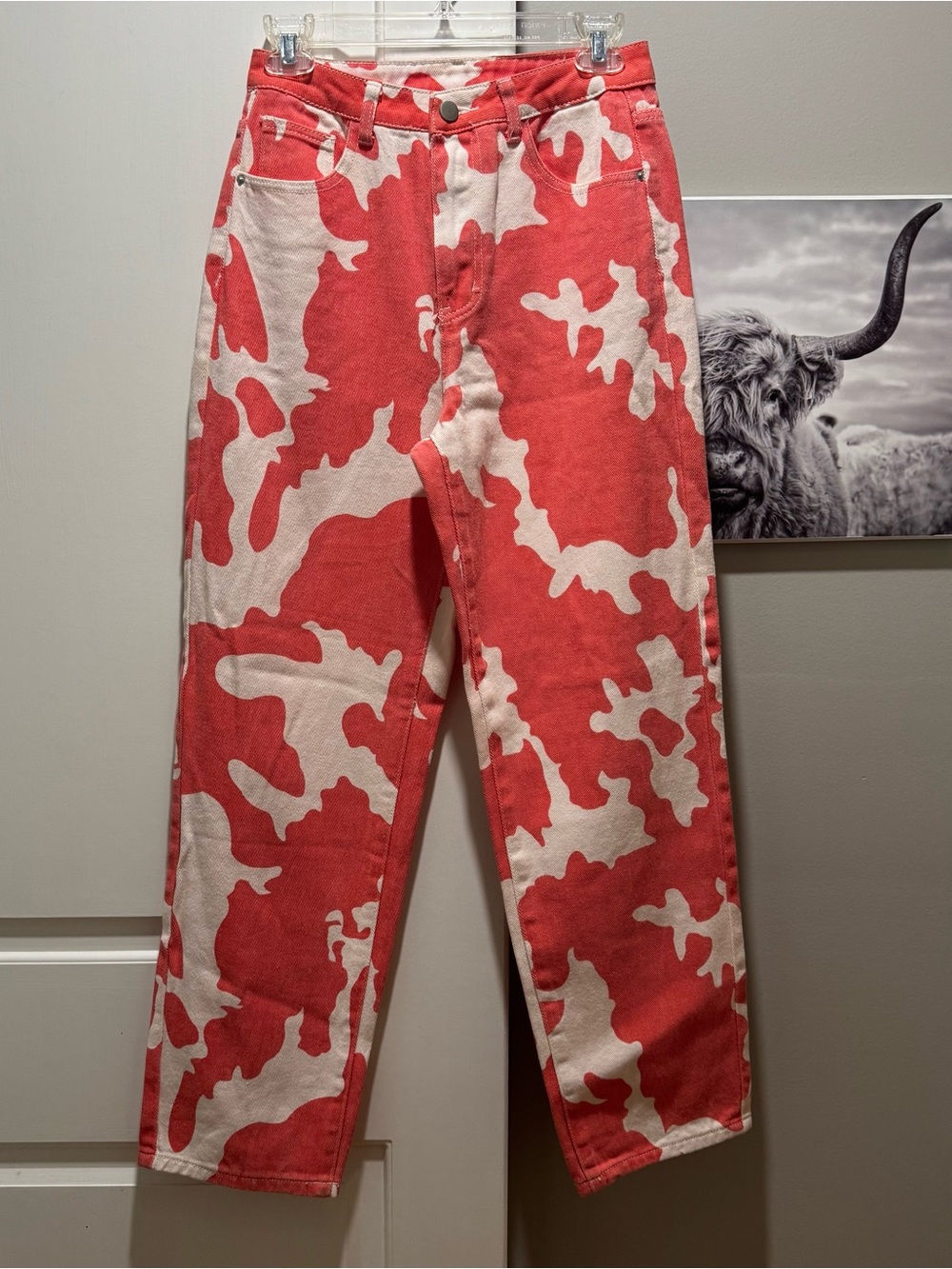 Shein cow jeans